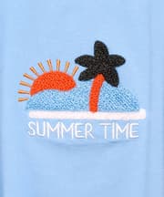تیشرت یقه گرد گلدوزی شنلsummer time